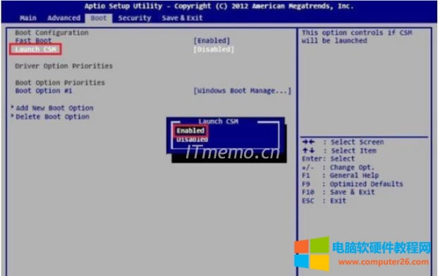 a_C F2IMBIOSͨ^IxBoot--Launch CSM --x Enabled