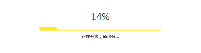 一旦路由器開始升級,界面會顯示當前的升級進度。整個升級過程約持續(xù)2-3分鐘,請耐心等待。升級過程中路由器不能斷電,否則會導致路由器損壞。升級完成后設(shè)備會自動重啟,此時路由器升級成功。