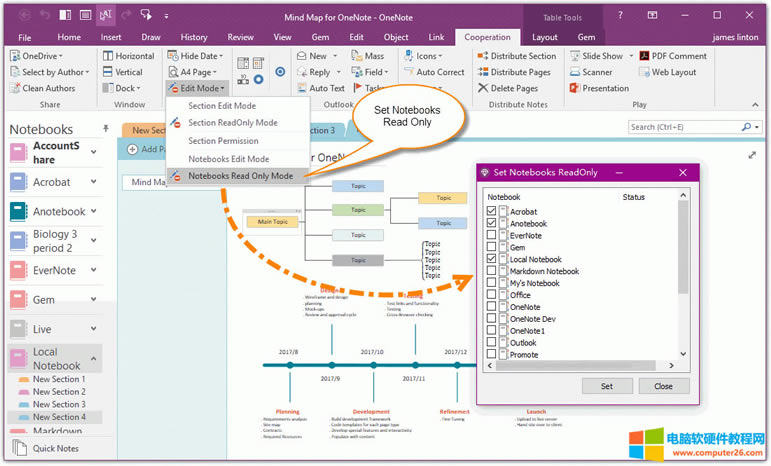 (du)(g) OneNote PӛM(jn)ֻxO(sh)