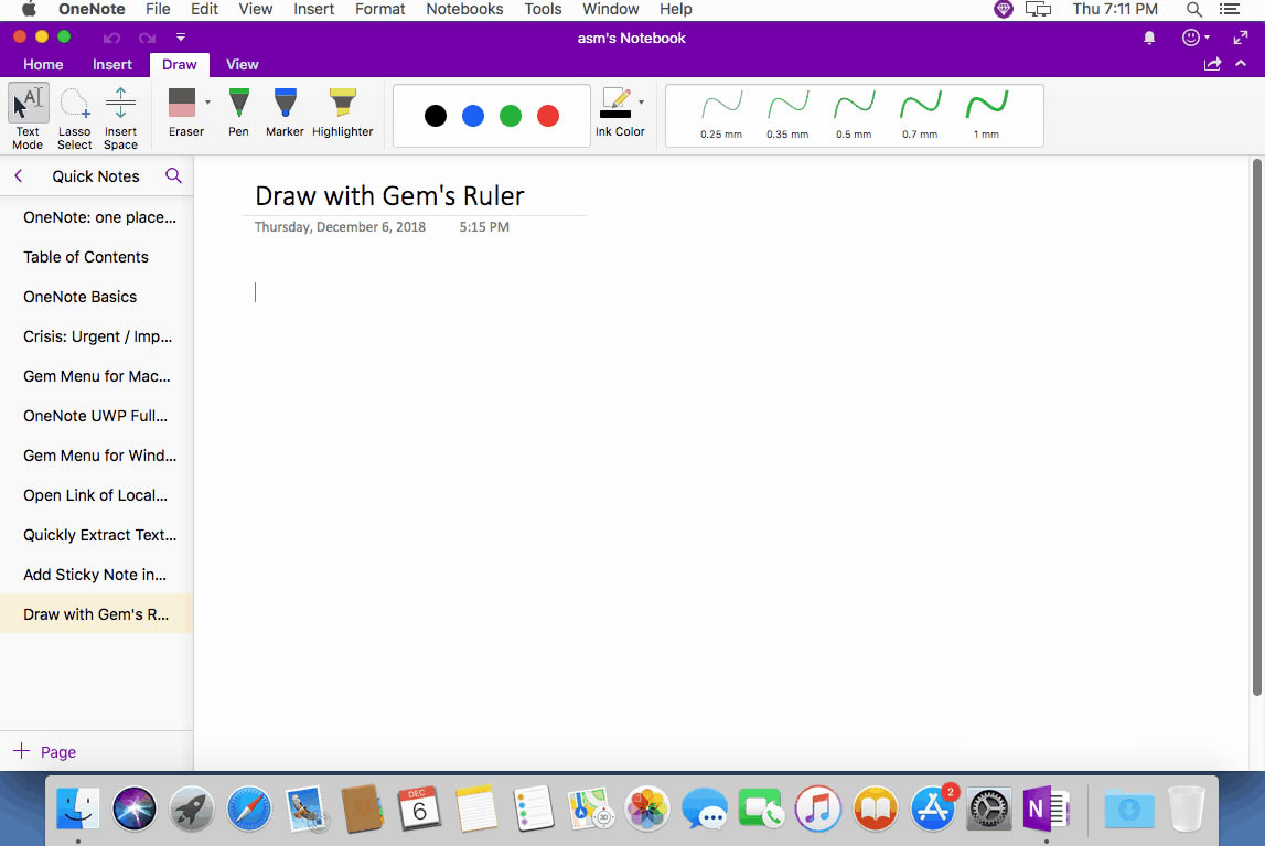 ʹö䌚˳߁o OneNote for Mac oޣLD