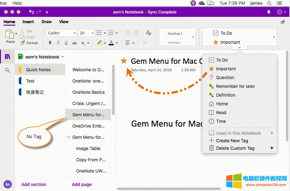 OneNote ԭ(bio)ӛoб@ʾ 