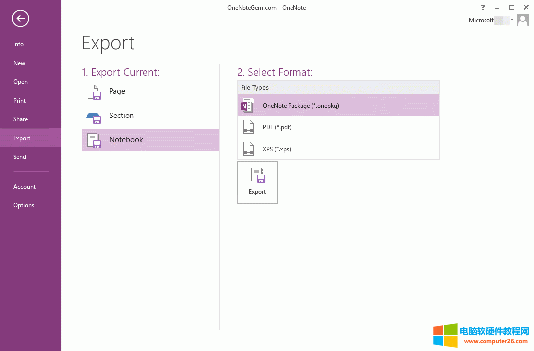 (do) OneNote Pӛ onepkg 