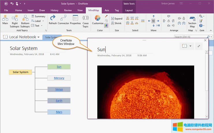 ڲx_˼S(do)Dr£OneNote Сڴ_M(jn)о݋