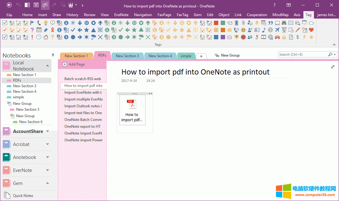 D OneNote _ PDF 