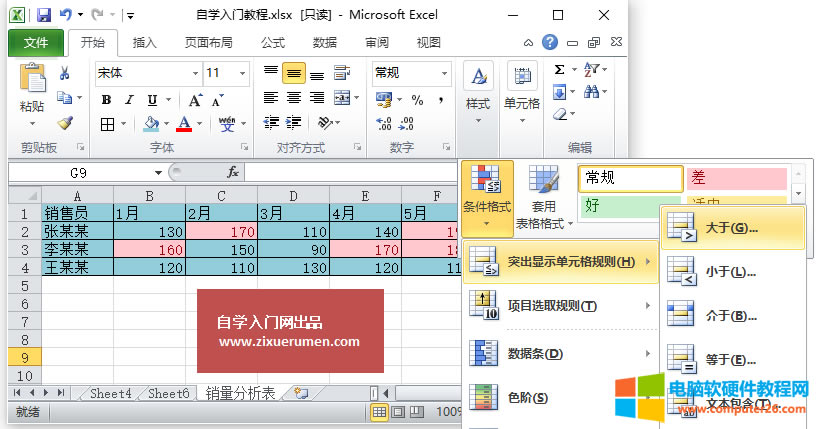 ExcellʽOExcel 2010ėlʽҎ(gu)tͻ@ʾ(sh)(j)