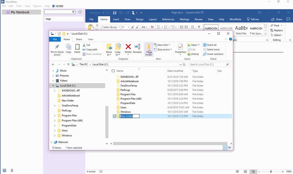_(ki)һ(g) Windows ļA(li) WordNote ĹPӛ