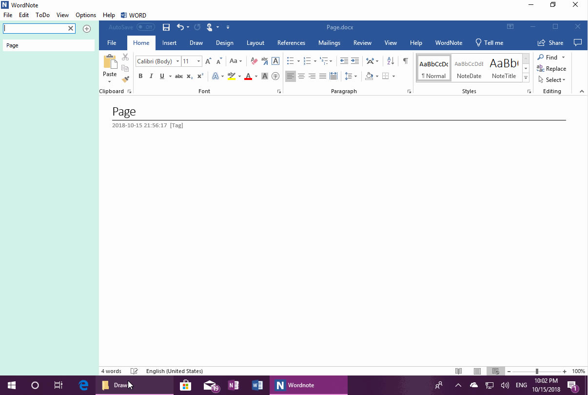 ʹ WordNote ṩ A4 DƬܣOеĈDƬȣm A4 