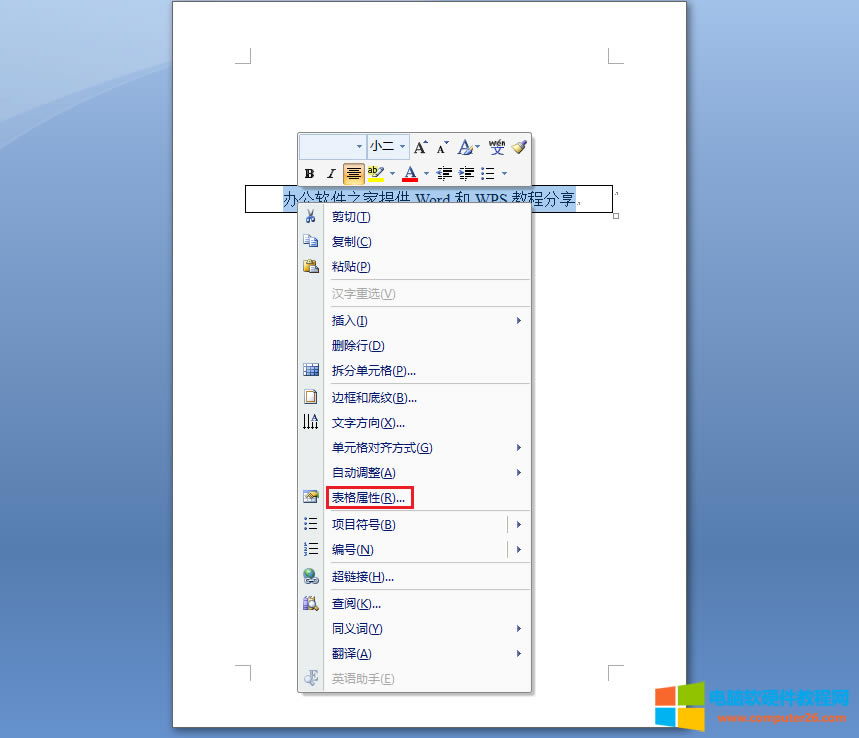 Word/wps中如何設(shè)置文字自適應(yīng)單元格大小_Word/wps設(shè)置文字自適應(yīng)單元格大小2