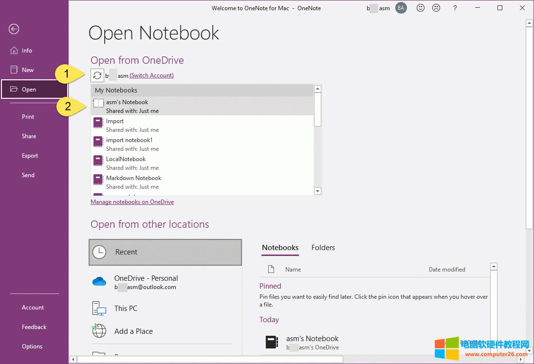 E 1. Դ OneDrive ~_ OneNote Pӛͬȫ