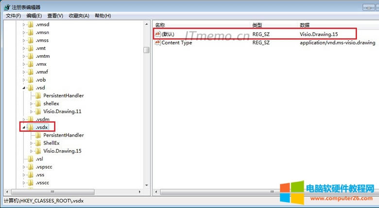 3޸HKEY_CLASSES_ROOT.vsdxĬJֵĞVisio.Drawing.15_