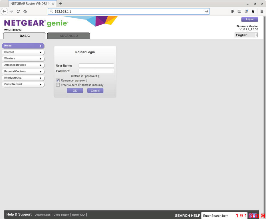 美國(guó)網(wǎng)件路由器的登錄地址以及默認(rèn)用戶名和密碼