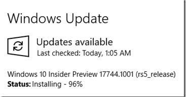 Windows 10 Build 17744lʹTimelinerñޏͣ