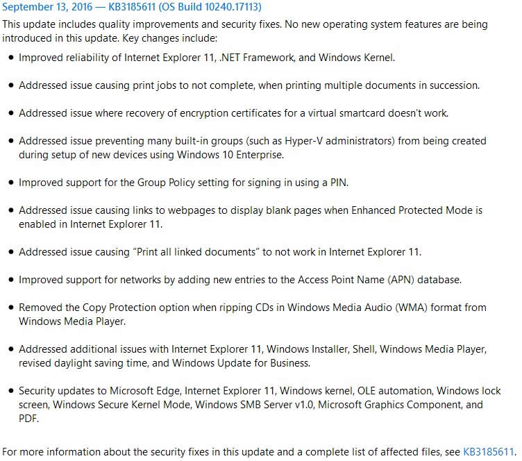 Qwin10 1607ϵy(tng)KB3185611ae`