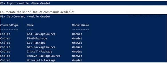 Win10ϵy(tng)¹OneGetʲô (lin)