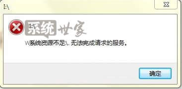 電腦城Win7裝機(jī)版提示系統(tǒng)資源不足警告怎么辦?