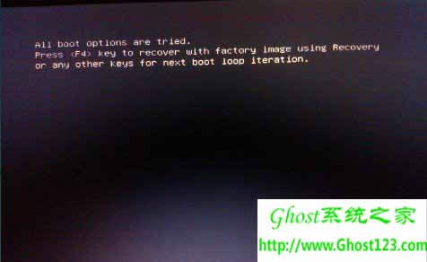 bwin7ϵyʾAll boot options are tried_windows 7Ş