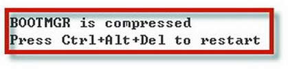 XPϵyʾbootmgr is compressedoϵyôk