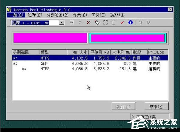 WinXPȼg(sh)PQ8.05(du)ӲP(pn)M(jn)зօ^(q)ķ