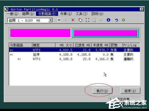 WinXPȼg(sh)PQ8.05(du)ӲP(pn)M(jn)зօ^(q)ķ