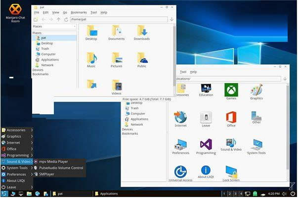 Win10Linux LXQt 16.03l(f)d(ni)ݷ